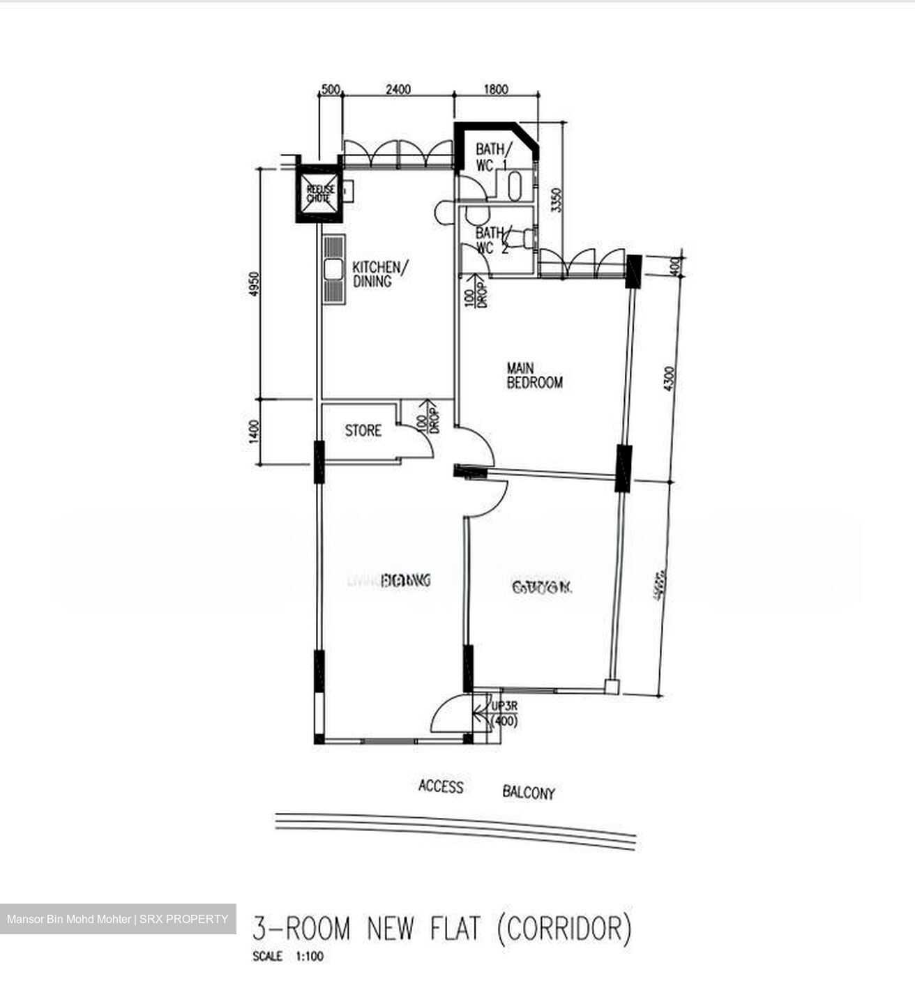 Blk 244 Jurong East Street 24 (Jurong East), HDB 3 Rooms #521156591